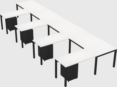 L-shaped desk
