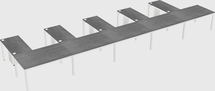 L-shaped desk