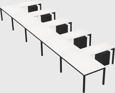 L-shaped desk