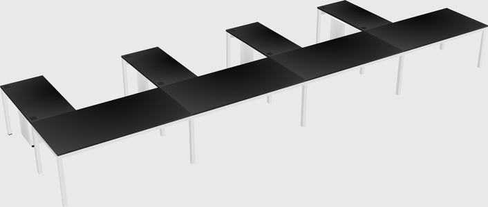 L-shaped desk