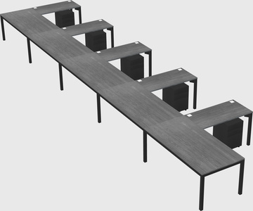 L-shaped desk