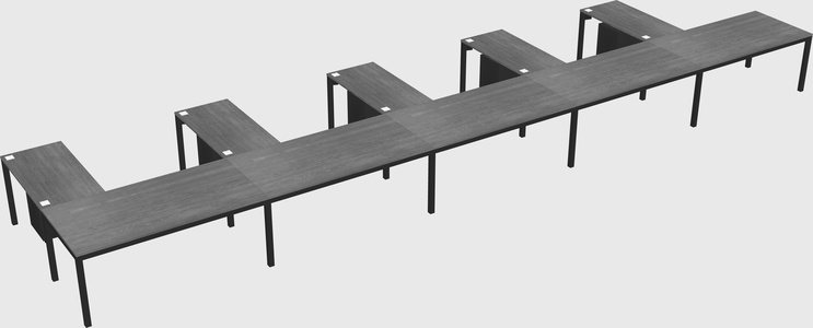 L-shaped desk