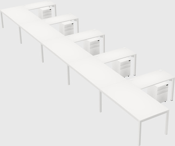 L-shaped desk