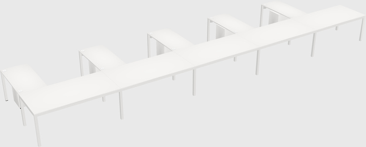 L-shaped desk
