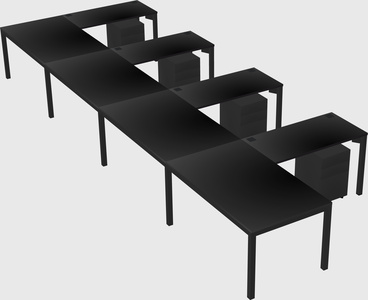 L-shaped desk