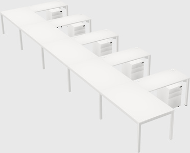 L-shaped desk