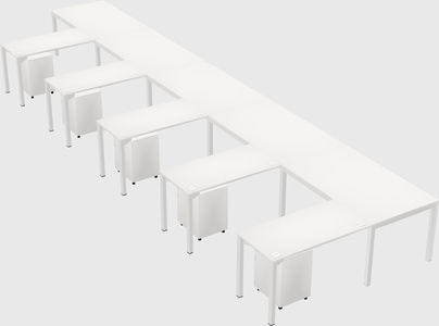 L-shaped desk