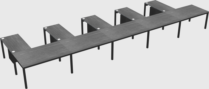 L-shaped desk