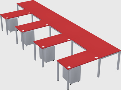 L-shaped desk