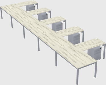 L-shaped desk