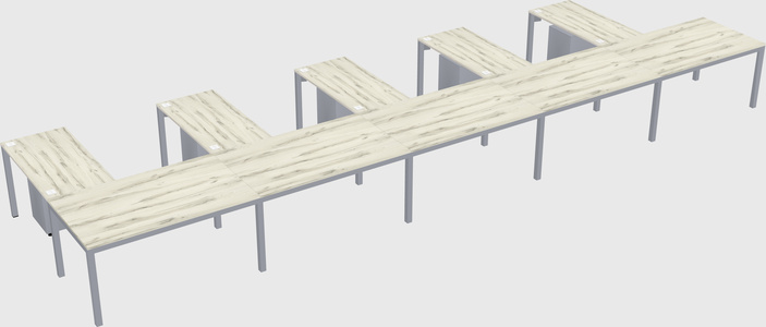 L-shaped desk