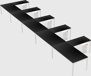L-shaped desk