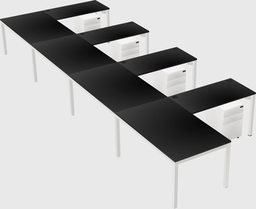 L-shaped desk