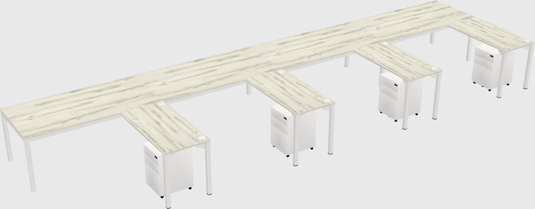 L-shaped desk