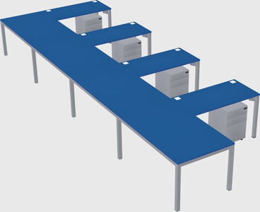 L-shaped desk