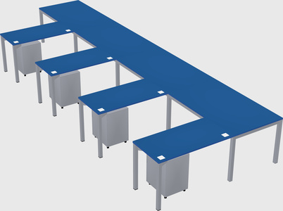 L-shaped desk