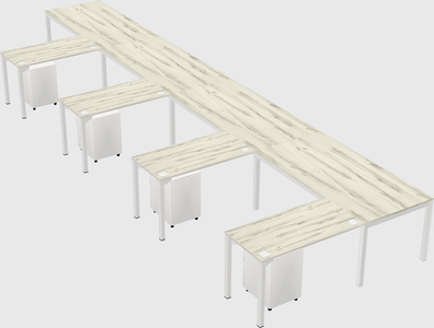 L-shaped desk