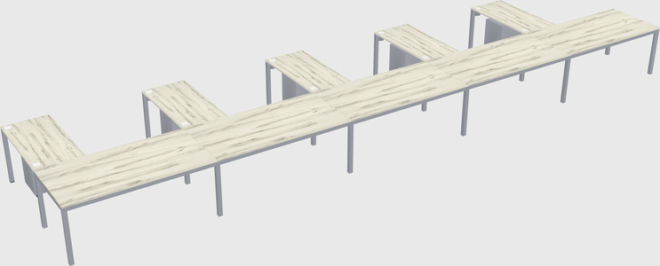 L-shaped desk