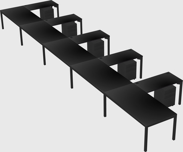 L-shaped desk