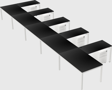 L-shaped desk