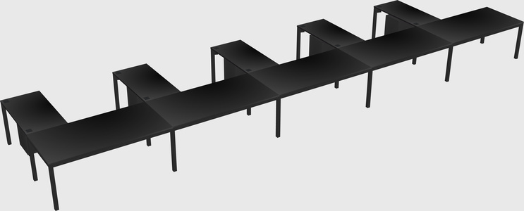 L-shaped desk