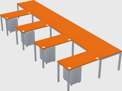 L-shaped desk