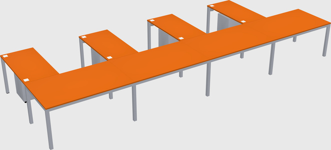L-shaped desk