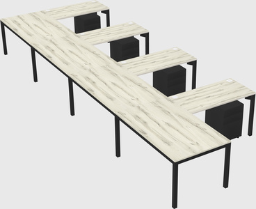 L-shaped desk
