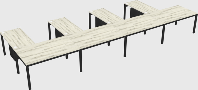 L-shaped desk