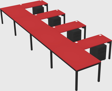 L-shaped desk