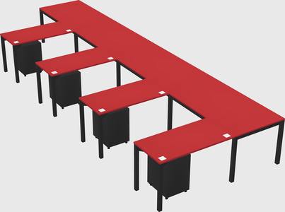 L-shaped desk