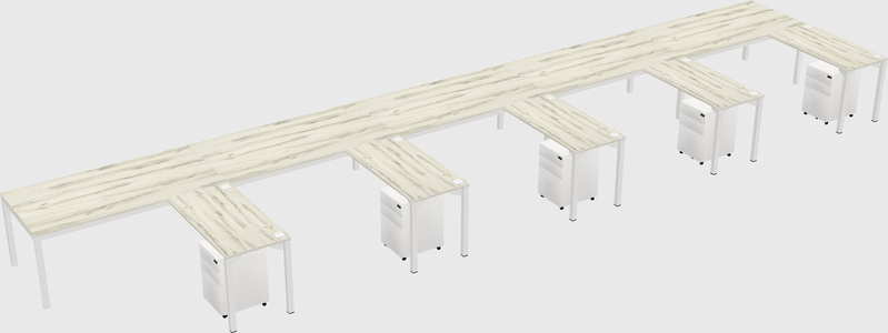 L-shaped desk