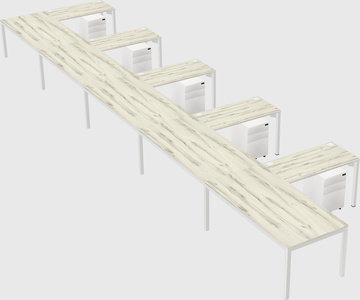 L-shaped desk