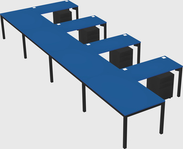 L-shaped desk