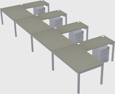 L-shaped desk