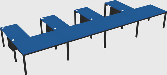 L-shaped desk
