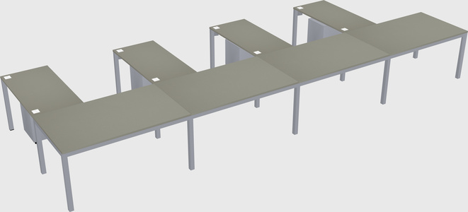 L-shaped desk