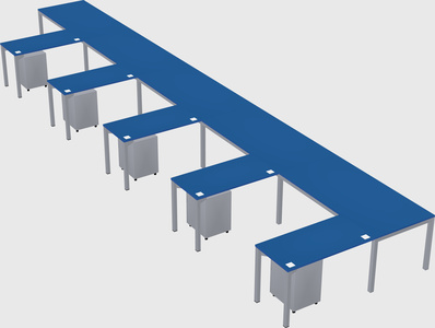 L-shaped desk