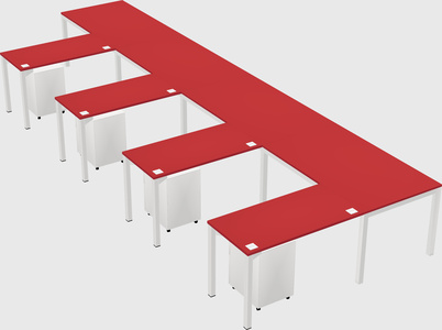 L-shaped desk