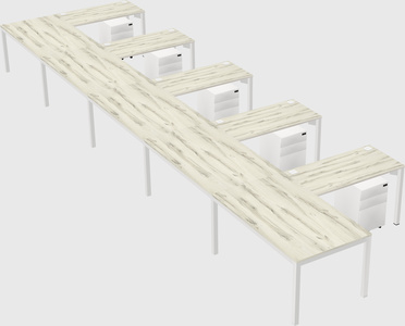 L-shaped desk