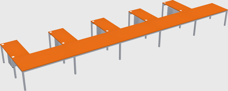 L-shaped desk