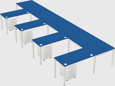 L-shaped desk