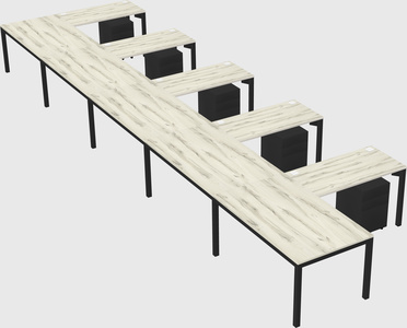 L-shaped desk