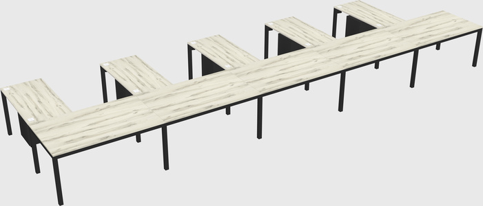 L-shaped desk