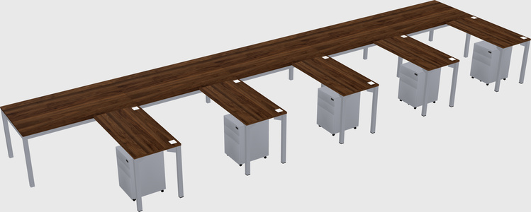 L-shaped desk