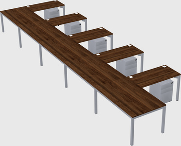 L-shaped desk