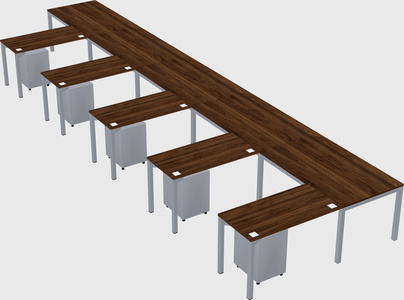 L-shaped desk