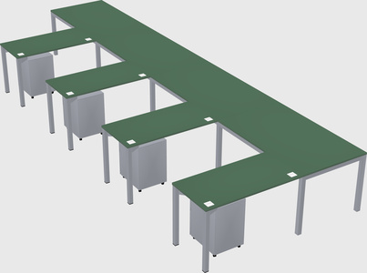 L-shaped desk