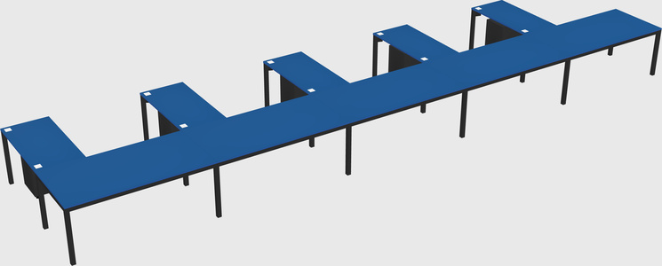 L-shaped desk