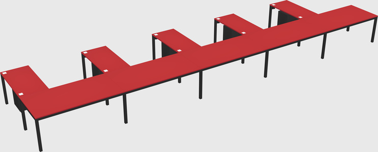 L-shaped desk